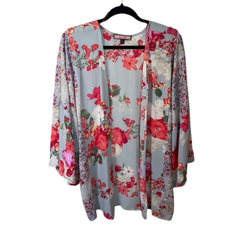 Olive Hill Kimono Flower Patern Sz S O